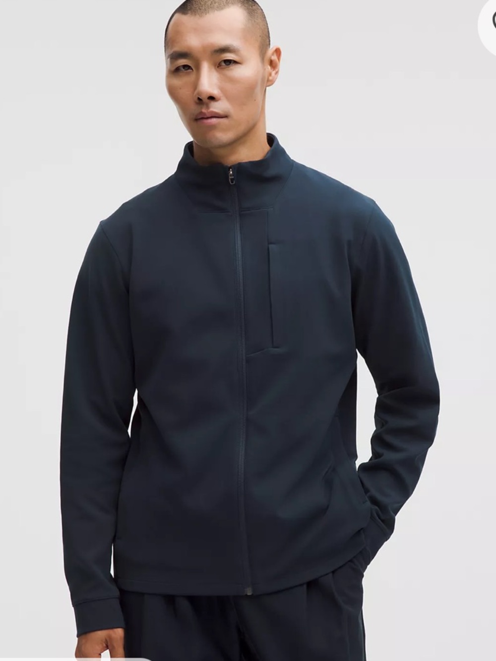 lululemon athletica True Navy Lightweight Full‑Zip Shirt Jacket (Sojourn Jacket)